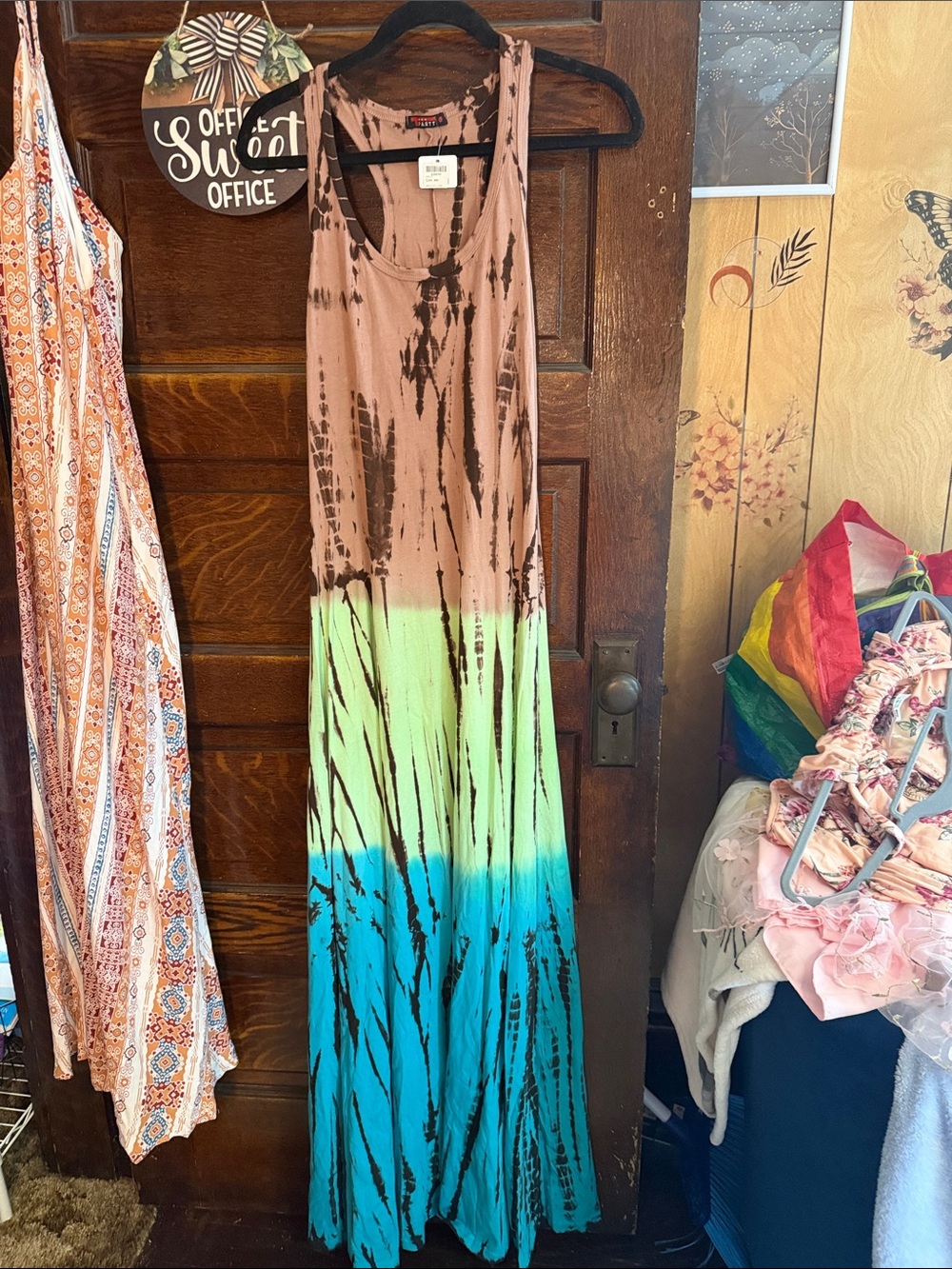 Apricot Lane tie dye dress Large.
